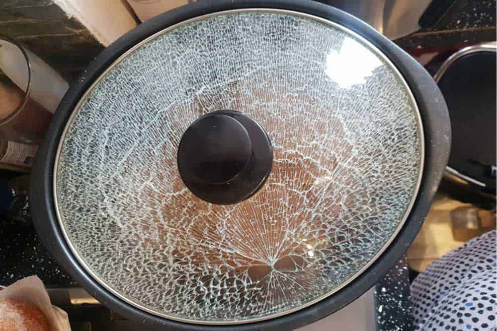 Why Hamilton Beach Slow Cooker Lid Shattered?